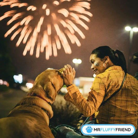 Comment calmer un chien pendant les feux d'artifice