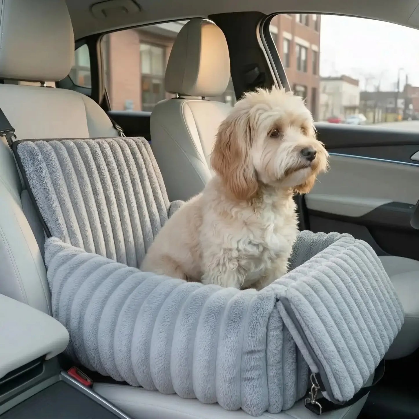 MrFluffyFriend - Le Meilleur Siège Auto Moelleux Pour Chiens